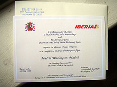 Iberia y la embajada española